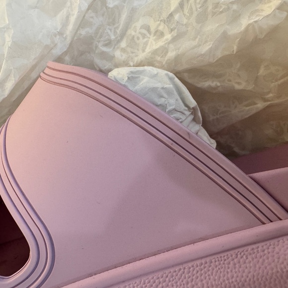 NEW in box Alexander McQueen Rubber sandal size EU 38.5 US 8.5 8  Lilac Silver - Picture 7 of 8